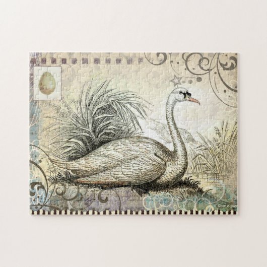 Swan Graphic Legpuzzel (Horizontaal)