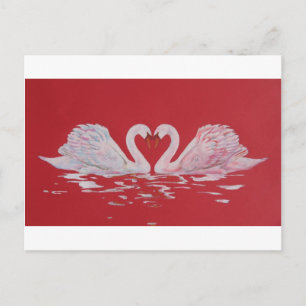 Swan Heart Briefkaart
