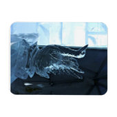 Swan Ice Sculpture, Quebec, Canada Magneet (Horizontaal)