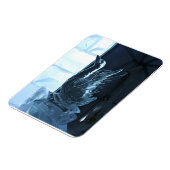 Swan Ice Sculpture, Quebec, Canada Magneet (Linkerzijde)