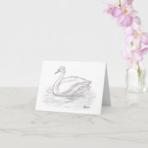 Swan Inspirerend Note Kaart