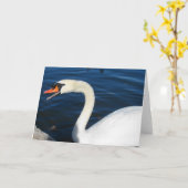 Swan Kaart (Gele Bloem)