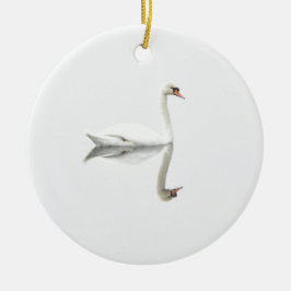 Swan Keramisch Ornament