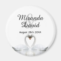 Swan koppels noemen monogram bruiloft