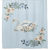 Swan Lake Badkamer Douche Gordijn (Voorkant)