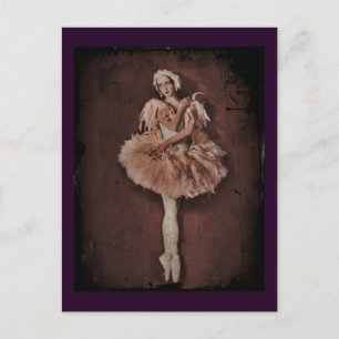 Swan Lake Ballerina Briefkaart