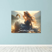 SWAN LAKE - BALLET & DANCE - CANVAS AFDRUK (Insitu (Houten vloer))