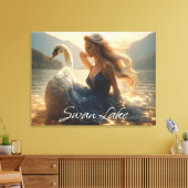SWAN LAKE - BALLET & DANCE - CANVAS AFDRUK (Insitu (Woonkamer))