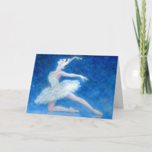 Swan Lake Ballet Greeting Card Kaart