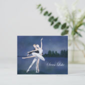 Swan Lake Briefkaart (Staand voorkant)