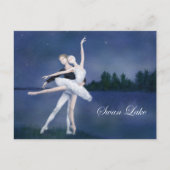 Swan Lake Briefkaart (Voorkant)