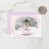 Swan Lake Dankuwel Notitiekaartje (Voorkant / Achterkant in situ)