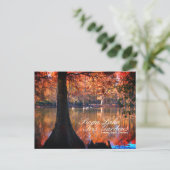Swan Lake Iris Gardens Briefkaart (Staand voorkant)