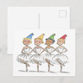 Swan Lake Party Briefkaart (Voorkant / Achterkant)