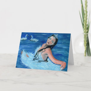 Swan Lake Princess Card Kaart