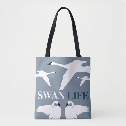 Swan Life, Elegant Swan Draagtas (Voorkant)