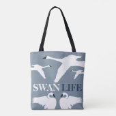 Swan Life, Elegant Swan Draagtas (Achterkant)