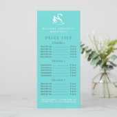 Swan Logo op Robin Egg Blue Minimalist (Staand voorkant)