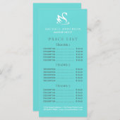 Swan Logo op Robin Egg Blue Minimalist (Voorkant / Achterkant)