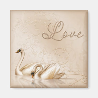 Swan Love Magnet Magneet