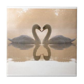 Swan Love Tegeltje
