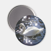 Swan Magnet Magneet (Voorkant / Achterkant)
