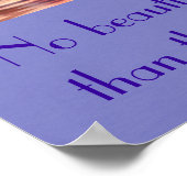 Swan met Beauty Quote Poster (Hoek)