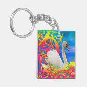 Swan Nest Sleutelhanger (Voorkant Links)