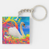 Swan Nest Sleutelhanger (Achterkant)