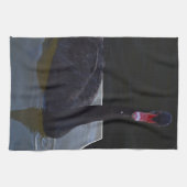 Swan Noir Baignade En Étang Dimensional, Serviette (Horizontal)