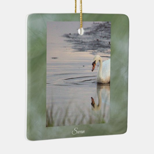 Swan Photo Ornament (Rechts)