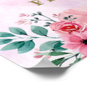 Swan Princess Affiche de bienvenue de fête d'anniv (Coin)