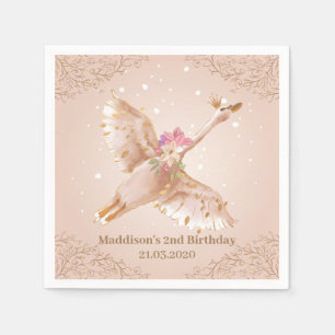 Swan Princess Baby shower Party Servet