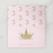 Swan Princess Gold Verjaardagsfeest Eettenten (Buitenkant ongevouwen)