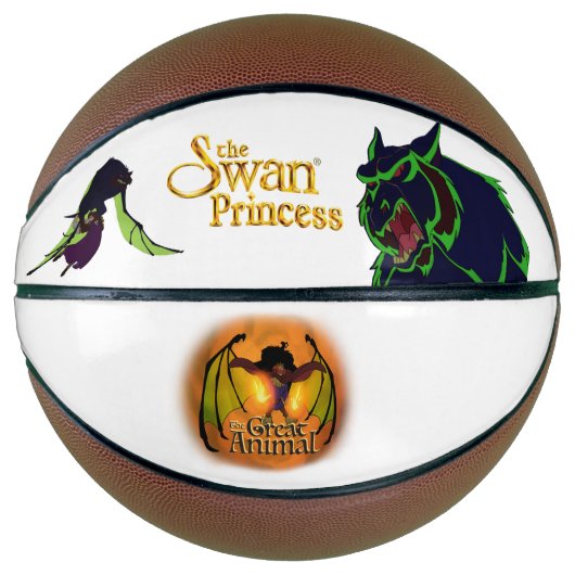Swan Princess Great Animal Basketball Basketbal (Voorkant)