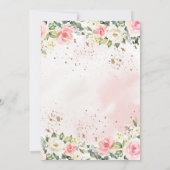 Swan Princess Invitation d'anniversaire (Dos)