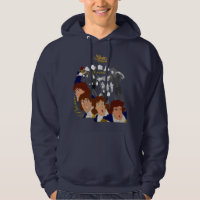 Swan Princess Mannen tweeslachtig Sketch Hoodie