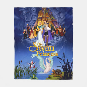 Swan Princess Movie Poster Fleece Deken