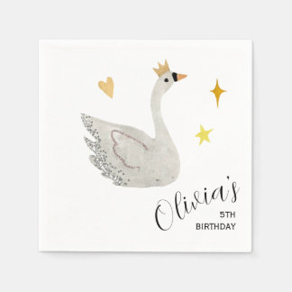 Swan Princess Paper Napkins Servet