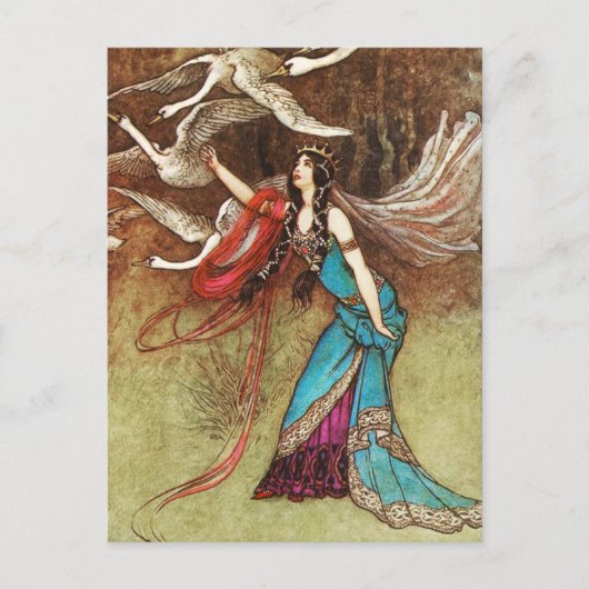 Swan Queen Briefkaart (Voorkant)