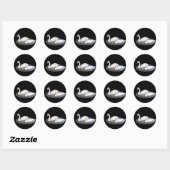 Swan Reflections Sticker (Vel)