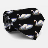 Swan Reflections Stropdas (Opgerold)