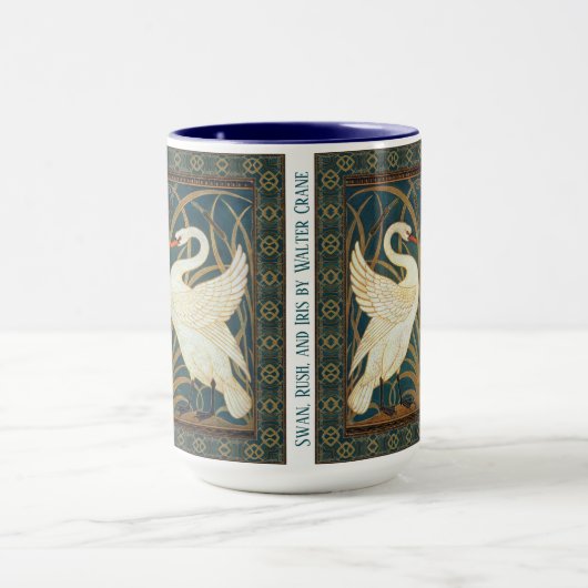 Swan, Rush en Iris door Walter Crane Mok (Midden)