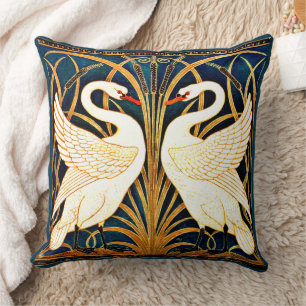 Swan, Rush en Iris, Kussen