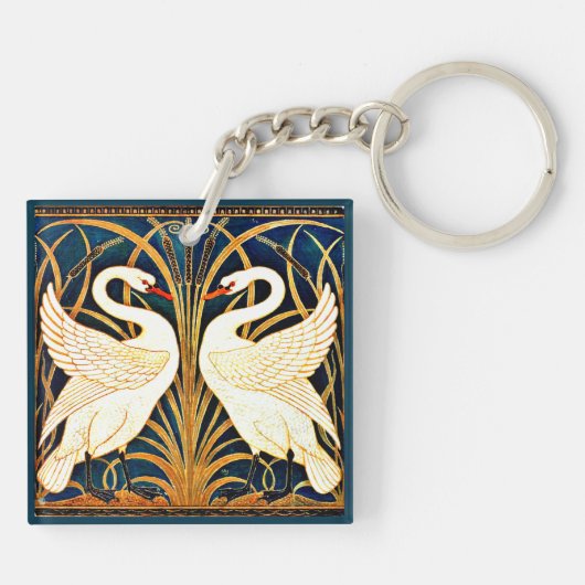 Swan, Rush en Iris, Sleutelhanger (Achterkant)