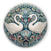 Swan Serenade Keramische Knob Pull Knop (Voorkant)