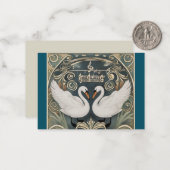 Swan Song Notitiekaartje (Voorkant / Achterkant in situ)