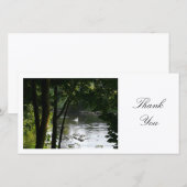 Swan sur une rivière - Merci (Devant / Derrière)