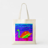 Swan Swimming Tote Bag (Achterkant)
