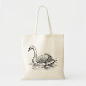 Swan Tote Bag (Voorkant)